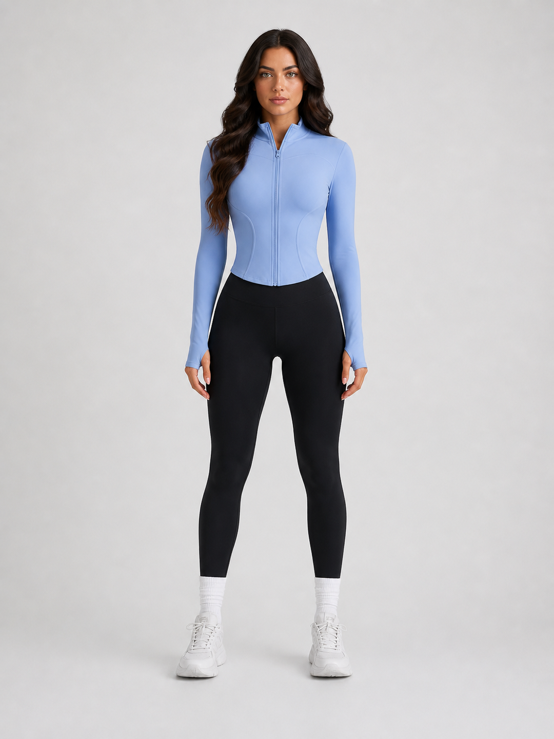 Fitted Kata Jacket - Baby Blue
