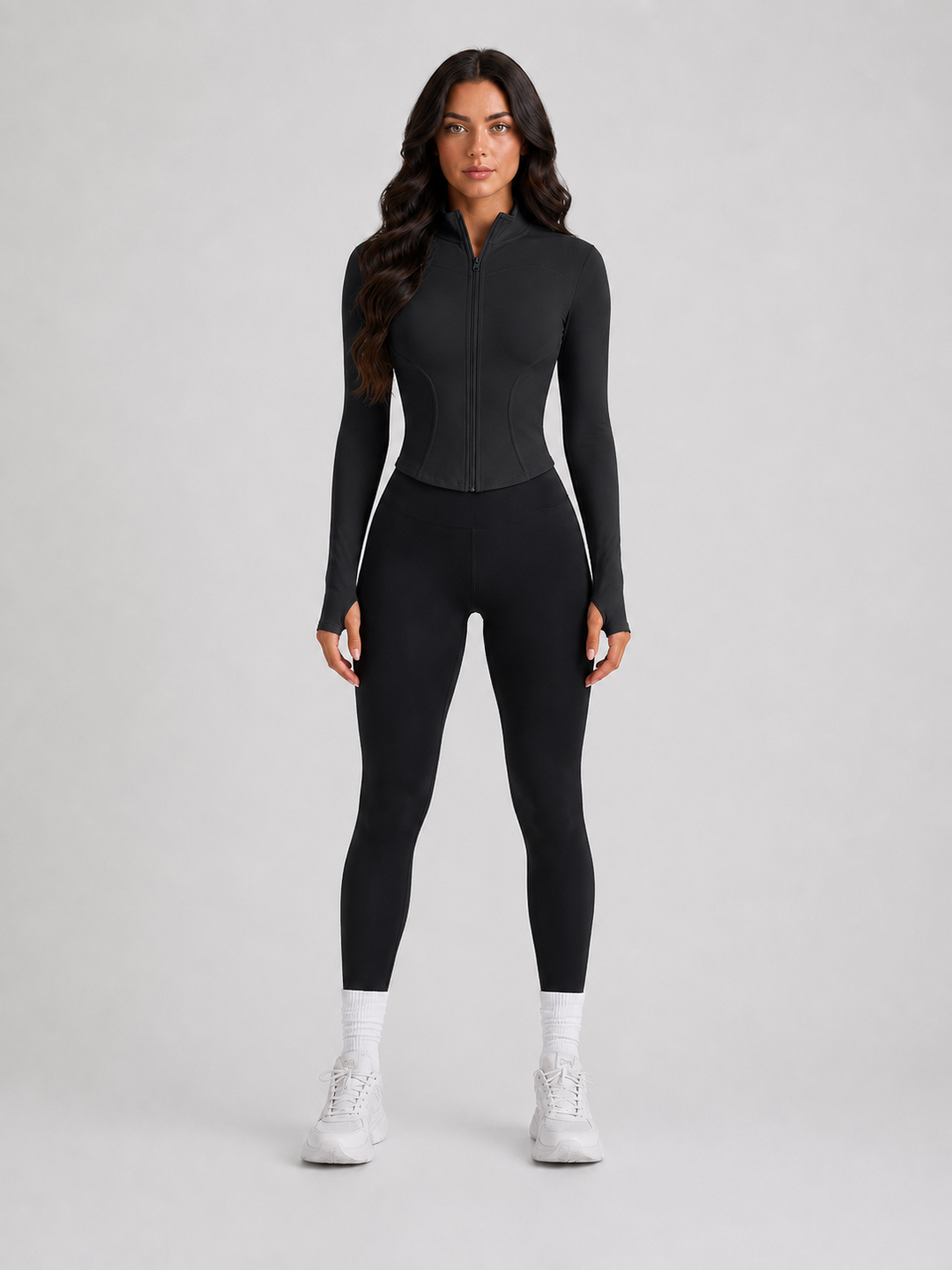 Fitted Kata Jacket - Black