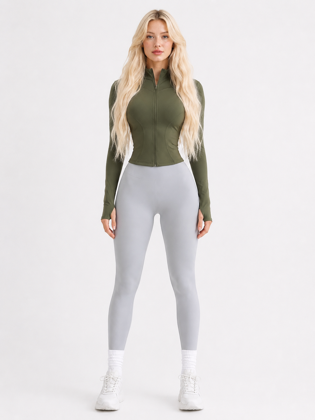 Fitted Kata Jacket - Army Green